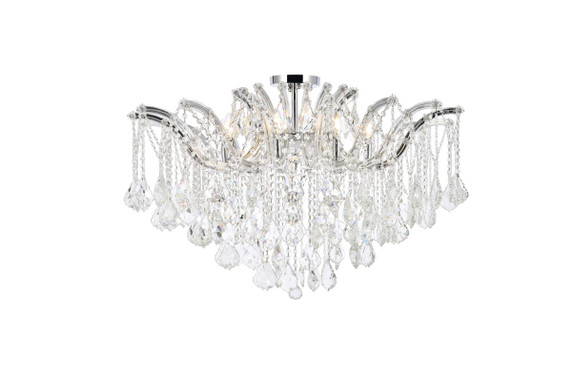 Flush Mounts Bowl Style by Elegant Lighting ( 173 | 2800F36C/RC Maria Theresa ) 