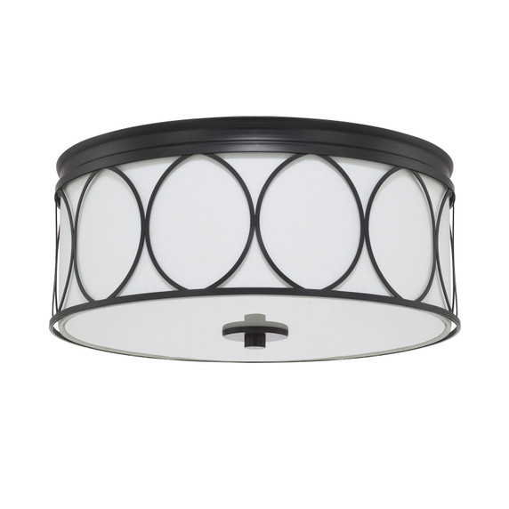 Flush Mounts Drum Shade by Capital Lighting ( 65 | 225131MB-683 Rylann ) 