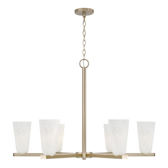 Mid. Chandeliers Glass Up by Capital Lighting ( 65 | 456961MA-556 Romy ) 