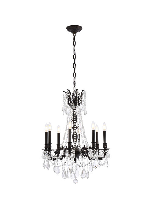 Mid. Chandeliers Candle by Elegant Lighting ( 173 | 9208D24DB-GT/RC Rosalia ) 