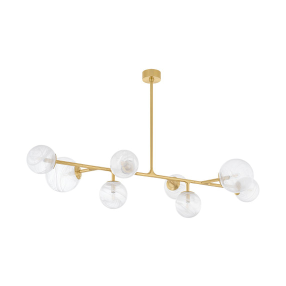 Linear/Island 4 Light + by Corbett Lighting ( 68 | 488-08-VPB Glasgow ) 