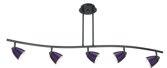 Semi-Flush Mts. Rail Kits by Cal Lighting ( 225 | SL-954-5-DB/BLS Serpentine ) 