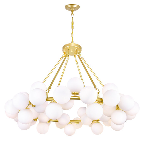 Large Chandeliers Glass Shade by CWI Lighting ( 401 | 1020P39-45-602 Arya ) 