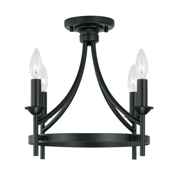 Semi-Flush Mts. Candle by Capital Lighting ( 65 | 242041MB Peyton ) 