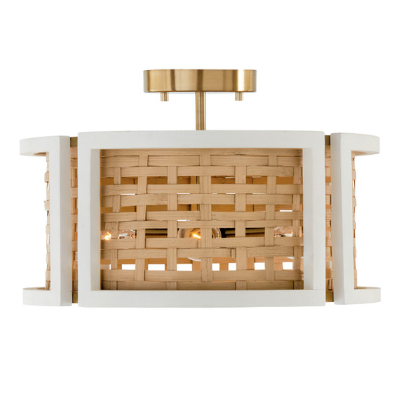 Semi-Flush Mts. Drum Shade by Capital Lighting ( 65 | 244341WM Lola ) 