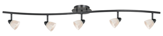 Semi-Flush Mts. Rail Kits by Cal Lighting ( 225 | SL-954-5-DB/WH Serpentine ) 