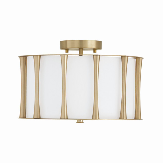 Semi-Flush Mts. Drum Shade by Capital Lighting ( 65 | 244631MA Bodie ) 