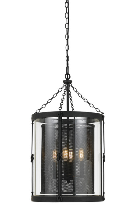 Foyer/Hall Lanterns Glass w/Frame by Cal Lighting ( 225 | FX-3617-4 WESTCHESTER ) 