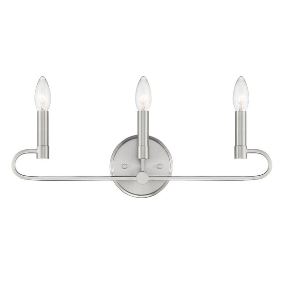Bathroom Fixtures Three Lights by Designers Fountain ( 43 | D269C-3B-BN Summit ) 
