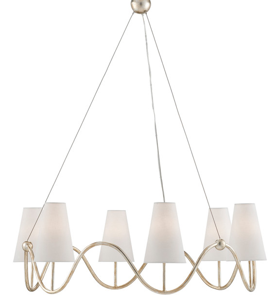 Large Chandeliers Candle by Currey and Company ( 142 | 9000-0526 Kadir Silver Chandelier ) 