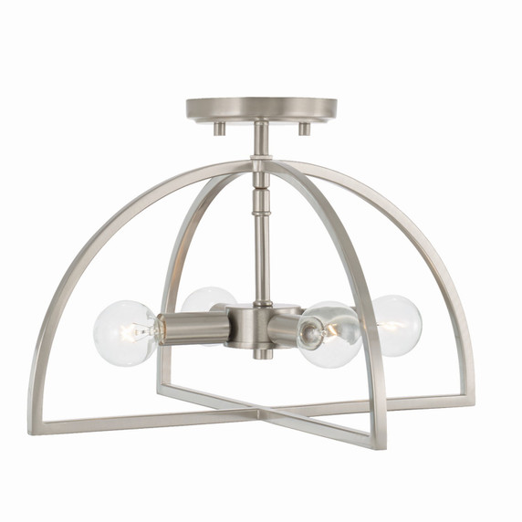 Semi-Flush Mts. Cage by Capital Lighting ( 65 | 248841BN Lawson ) 