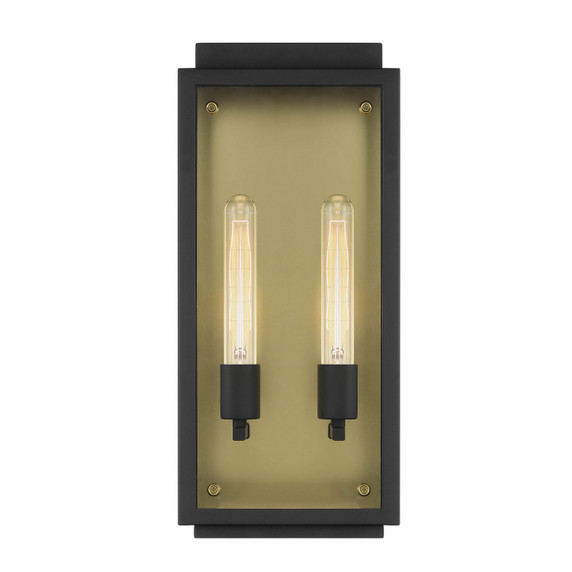 Exterior Wall Mt./Flush by Designers Fountain ( 43 | D275M-8EW-BK Twilight ) 