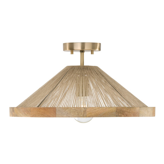 Semi-Flush Mts. Glass Down by Capital Lighting ( 65 | 252811MA Maya ) 