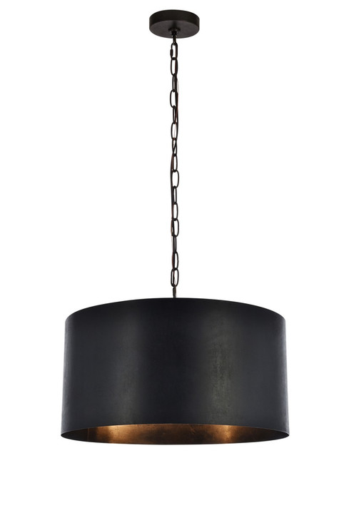 Pendants Metal Shade by Elegant Lighting ( 173 | LD6015D20BK Miro ) 