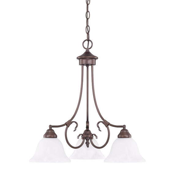 Mid. Chandeliers Glass Down by Capital Lighting ( 65 | 3224BZ-220 Hometown ) 