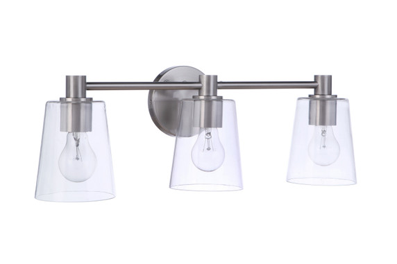 Bathroom Fixtures Three Lights by Craftmade ( 46 | 12623BNK3 Emilio ) 