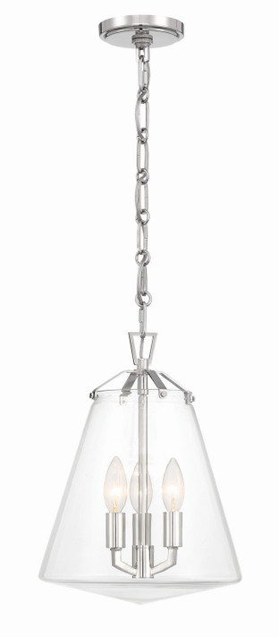 Foyer/Hall Lanterns Glass w/Frame by Crystorama ( 60 | VSS-7004-PN Voss ) 