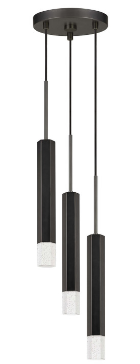 Mini Pendants 3 Light Cluster by Cal Lighting ( 225 | FX-3723-3P-GM Led Pendant ) 
