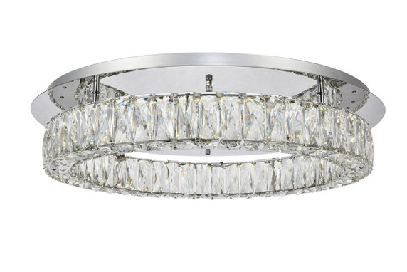 Flush Mounts Glass Down by Elegant Lighting ( 173 | 3503F26C Monroe ) 