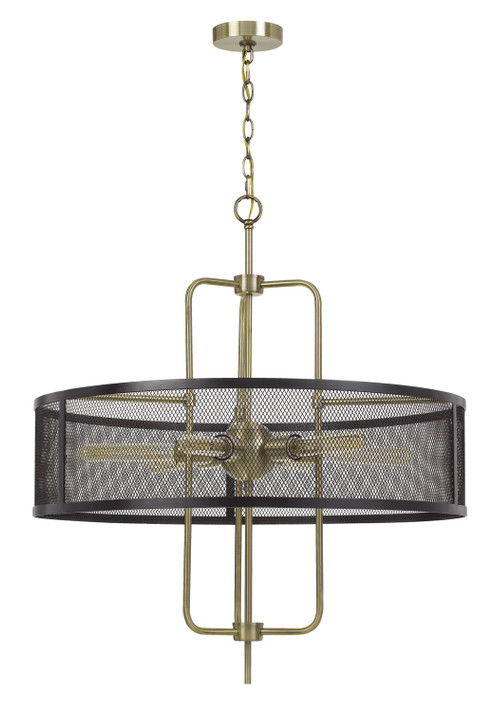 Mid. Chandeliers Drum Shade by Cal Lighting ( 225 | FX-3727-6 Leiden ) 