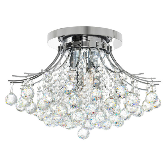 Semi-Flush Mts. Empire/Basket by CWI Lighting ( 401 | 8012C20C Princess ) 