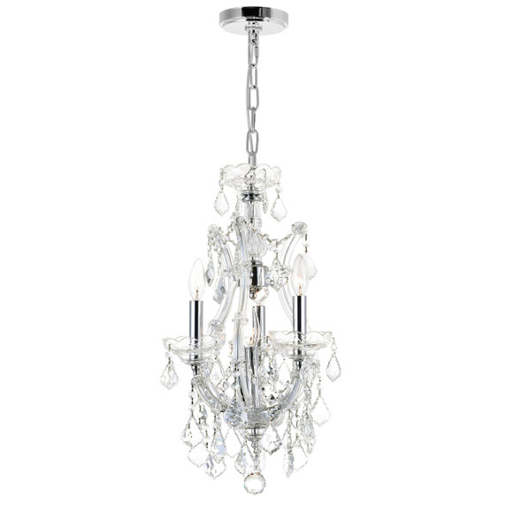 Mini Chandeliers Candle by CWI Lighting ( 401 | 8311P12C-3 Maria Theresa ) 