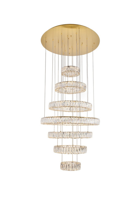 Large Chandeliers Ring/Halo by Elegant Lighting ( 173 | 3503G34G Monroe ) 