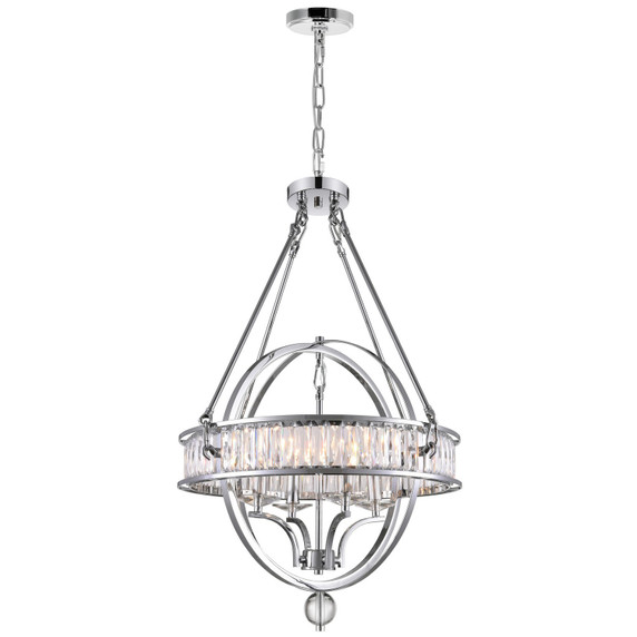 Mid. Chandeliers Sphere by CWI Lighting ( 401 | 9957P20-4-601 Arkansas ) 