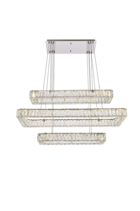 Linear/Island Ring/Halo by Elegant Lighting ( 173 | 3504G42L3C Monroe ) 