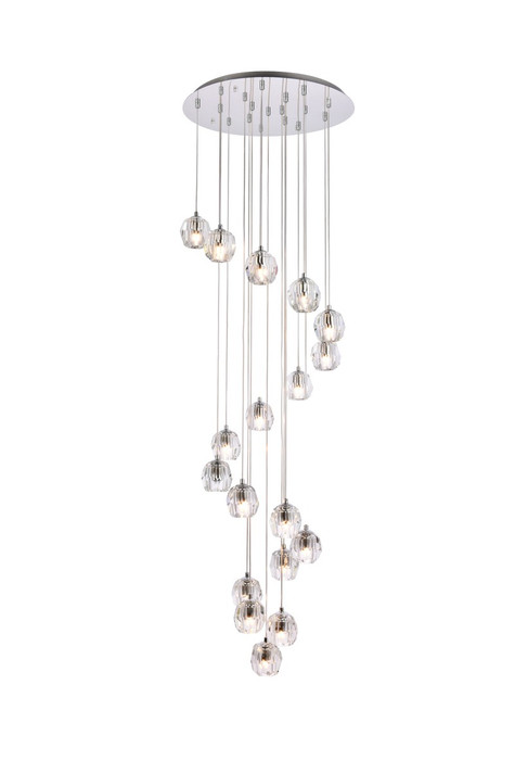 Pendants Multi-port/Cascade by Elegant Lighting ( 173 | 3505D20C Eren ) 
