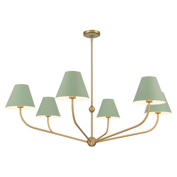 Large Chandeliers Candle by Crystorama ( 60 | XAV-B9319-VG-GR Xavier ) 
