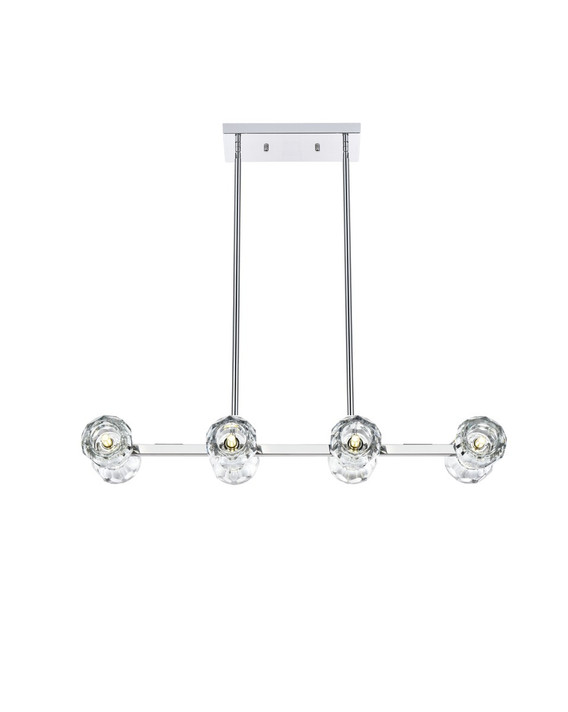 Linear/Island 4 Light + by Elegant Lighting ( 173 | 3505D31C Eren ) 
