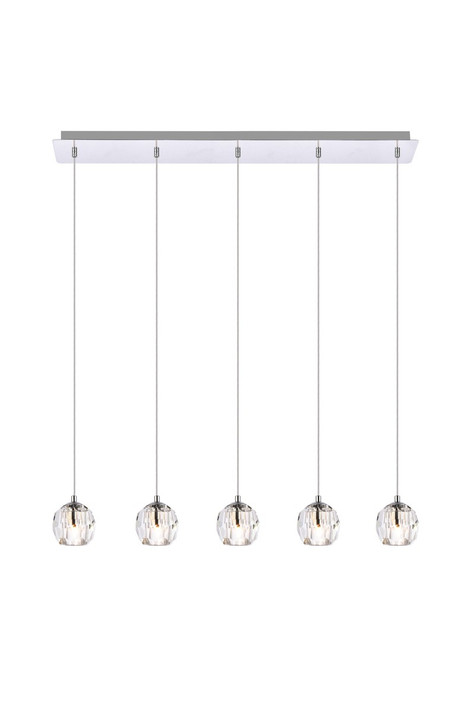 Linear/Island 4 Light + by Elegant Lighting ( 173 | 3505D32C Eren ) 