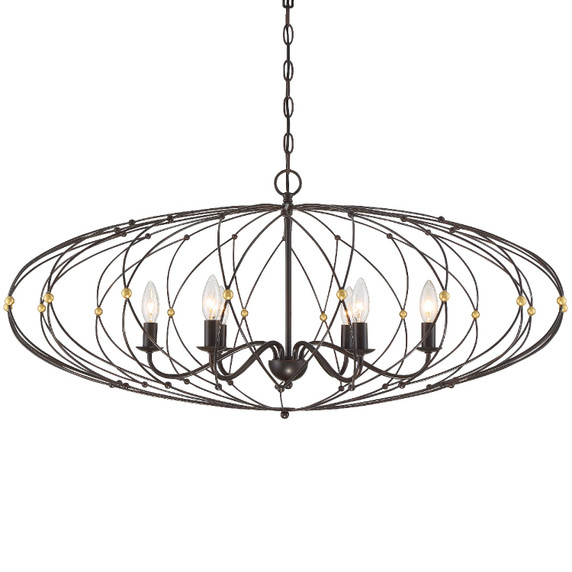 Foyer/Hall Lanterns Open Frame by Crystorama ( 60 | ZUC-A9036-EB-GA Zucca ) 