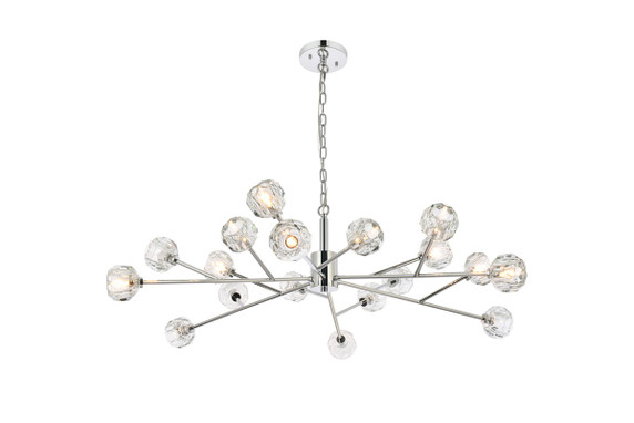 Large Chandeliers Glass Shade by Elegant Lighting ( 173 | 3509D48C Graham ) 