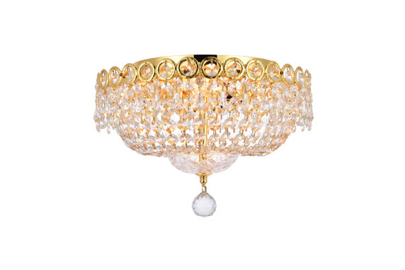 Flush Mounts Glass Down by Elegant Lighting ( 173 | V1900F14G/RC Century ) 