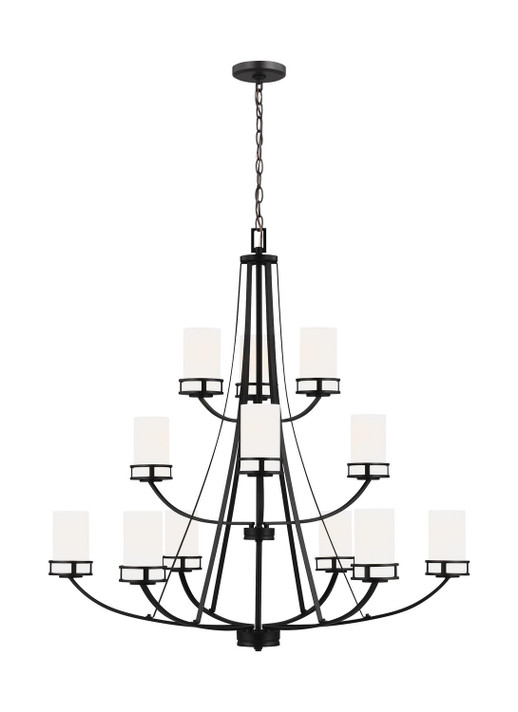 Large Chandeliers Glass Shade by Generation Lighting ( 1 | 3121612EN3-112 Robie ) 