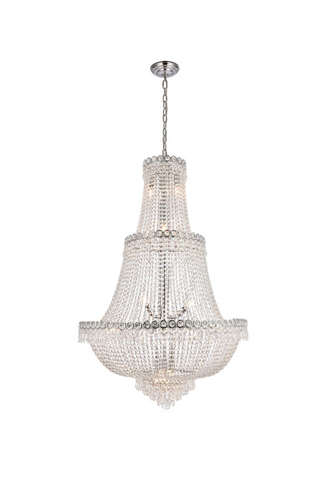 Large Chandeliers Glass Shade by Elegant Lighting ( 173 | V1900G30C/RC Century ) 