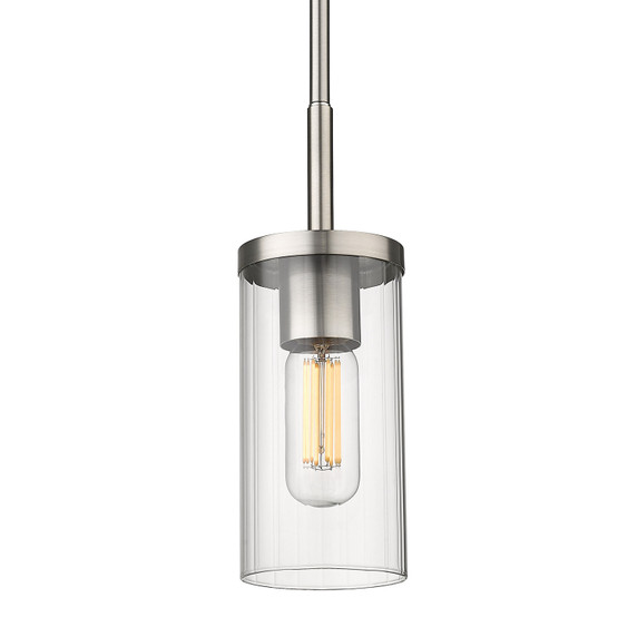 Mini Pendants Glass Down by Golden ( 62 | 7011-M1L PW-CLR Winslett ) 