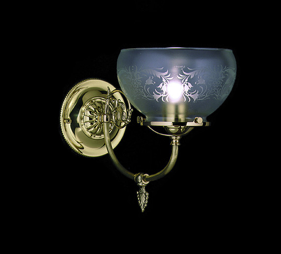 Sconces Single Glass by Framburg ( 8 | 7521 PB Chancery ) 