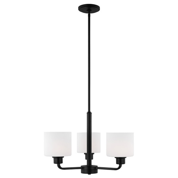 Mini Chandeliers Glass Shade by Generation Lighting ( 1 | 3128803-112 Canfield ) 