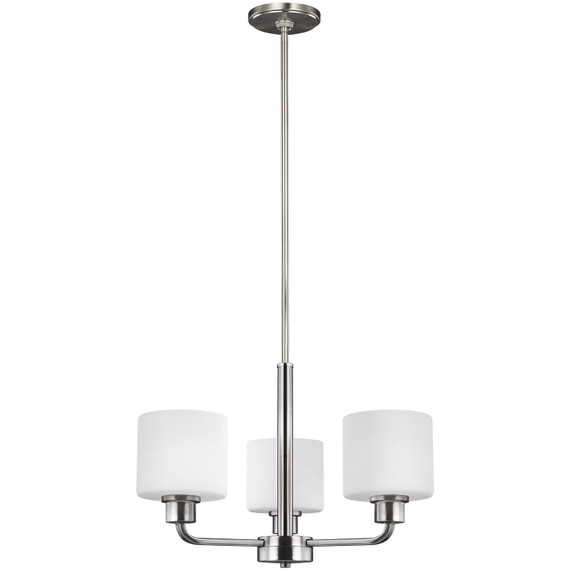 Mini Chandeliers Glass Shade by Generation Lighting ( 1 | 3128803EN3-962 Canfield ) 