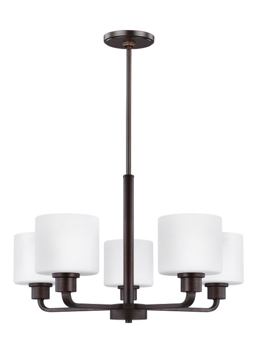 Mid. Chandeliers Glass Up by Generation Lighting ( 1 | 3128805-710 Canfield ) 
