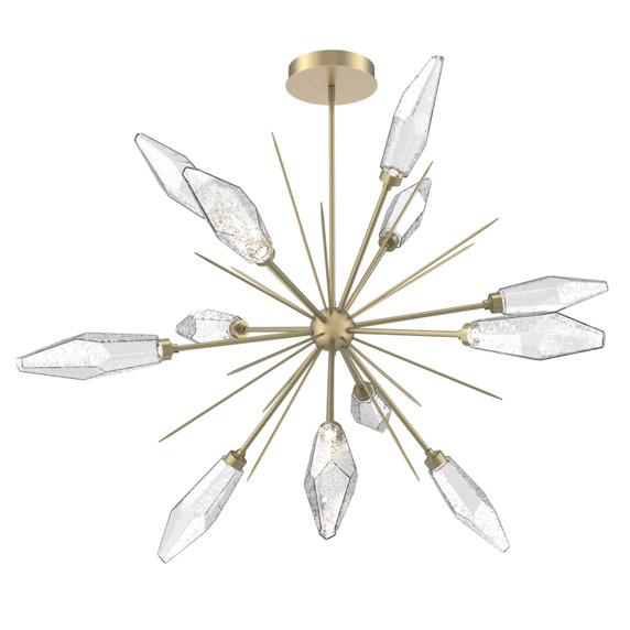 Mid. Chandeliers Starburst by Hammerton Studio ( 404 | CHB0050-0B-GB-CC-001-L1 Rock Crystal ) 