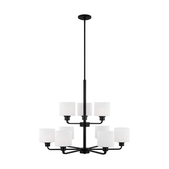 Mid. Chandeliers Glass Up by Generation Lighting ( 1 | 3128809EN3-112 Canfield ) 