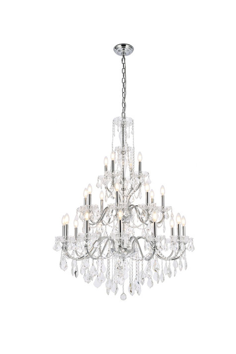 Large Chandeliers Candle by Elegant Lighting ( 173 | V2015G36C/RC St. Francis ) 