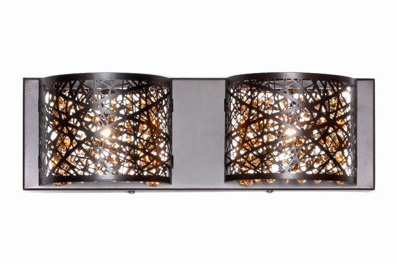 Bathroom Fixtures Two Lights by ET2 ( 86 | E21315-10BZ Inca ) 