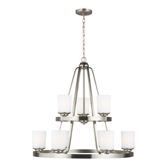 Mid. Chandeliers Glass Up by Generation Lighting ( 1 | 3130709-962 Kemal ) 