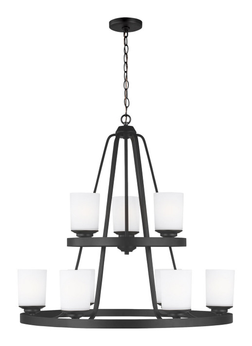 Mid. Chandeliers Glass Up by Generation Lighting ( 1 | 3130709EN3-112 Kemal ) 