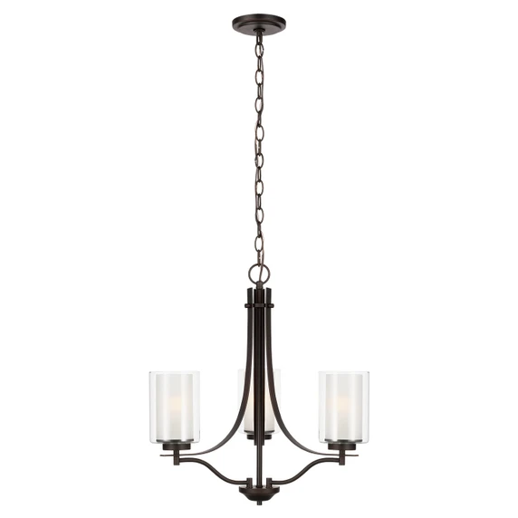 Mini Chandeliers Glass Shade by Generation Lighting ( 1 | 3137303-710 Elmwood Park ) 